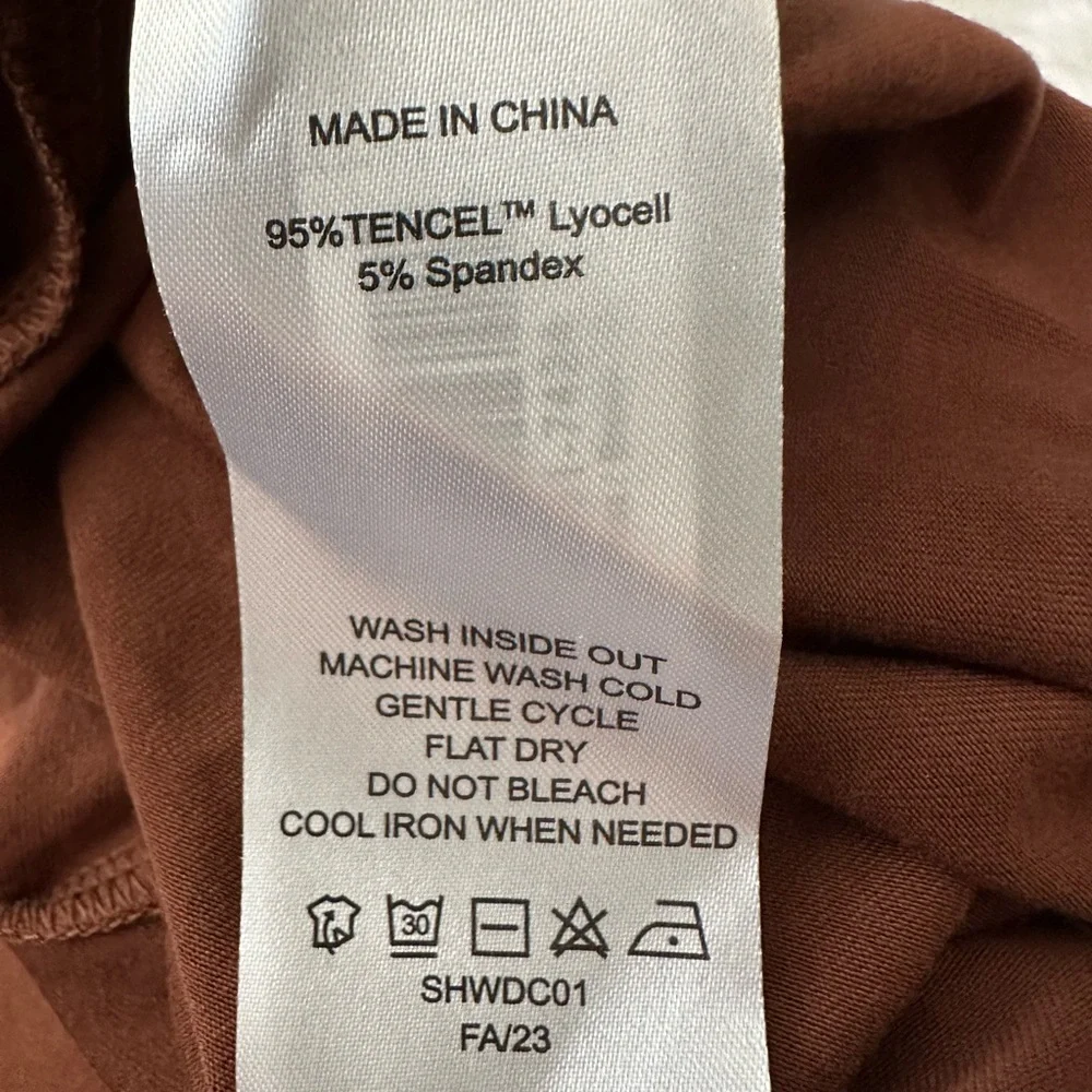 Quince Chocolate Brown Midi Dress - Picture 5 of 6